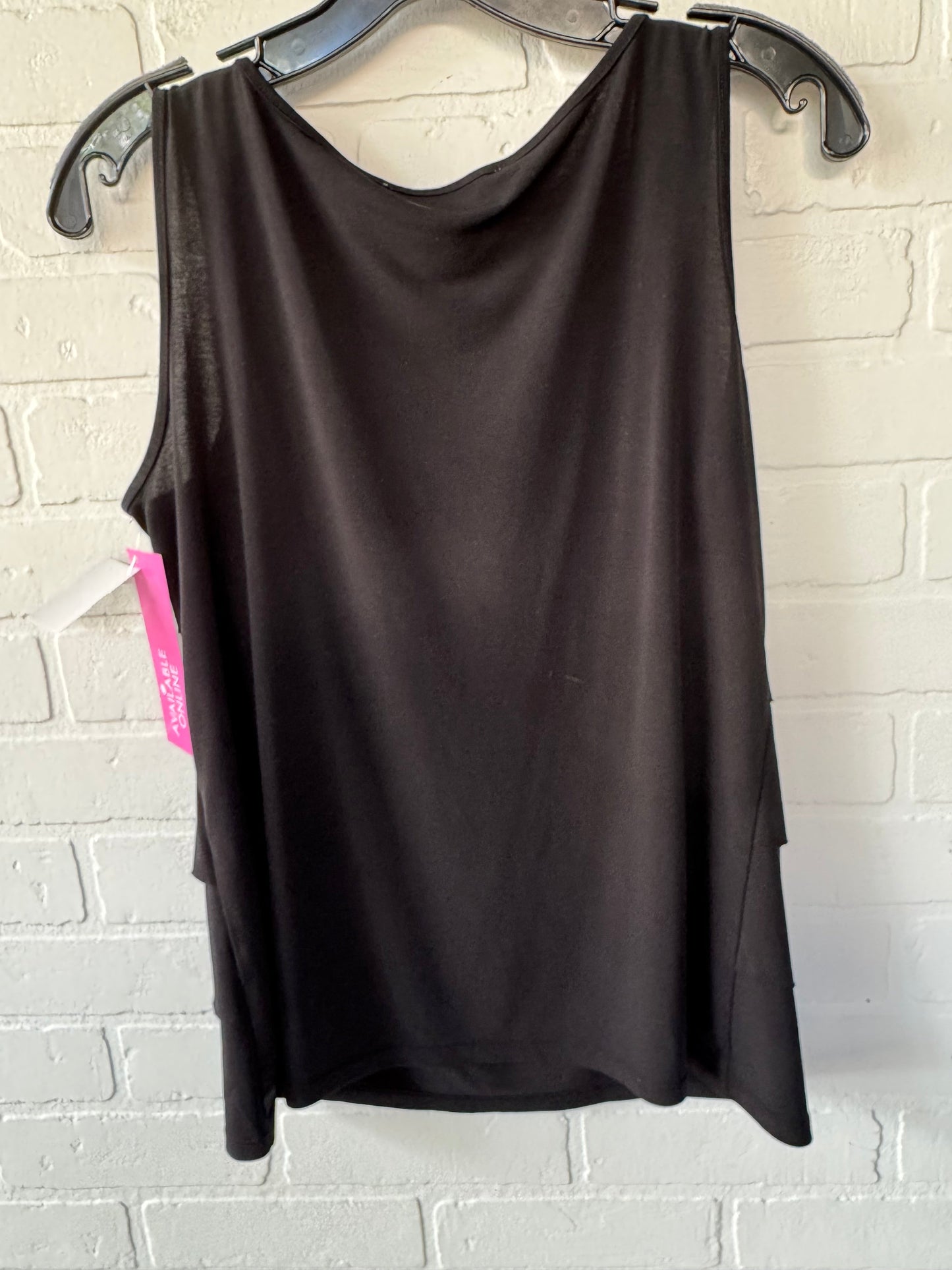 Top Sleeveless By Jones New York In Black, Size: Xl