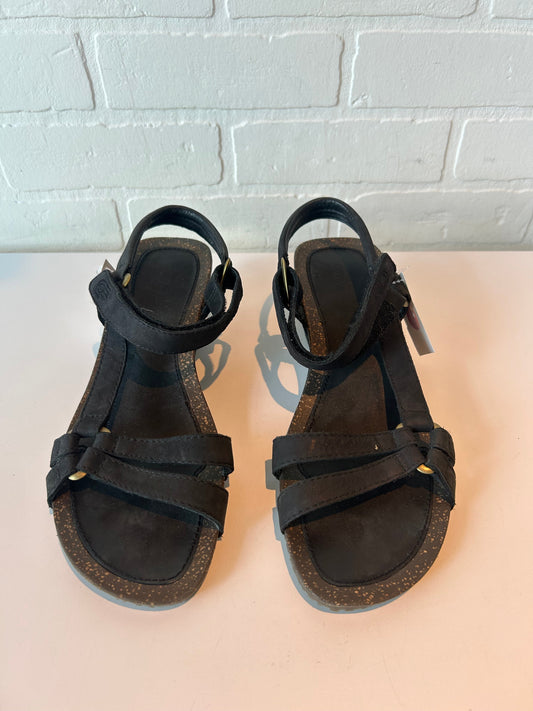 Sandals Heels Wedge By Teva In Black, Size: 10