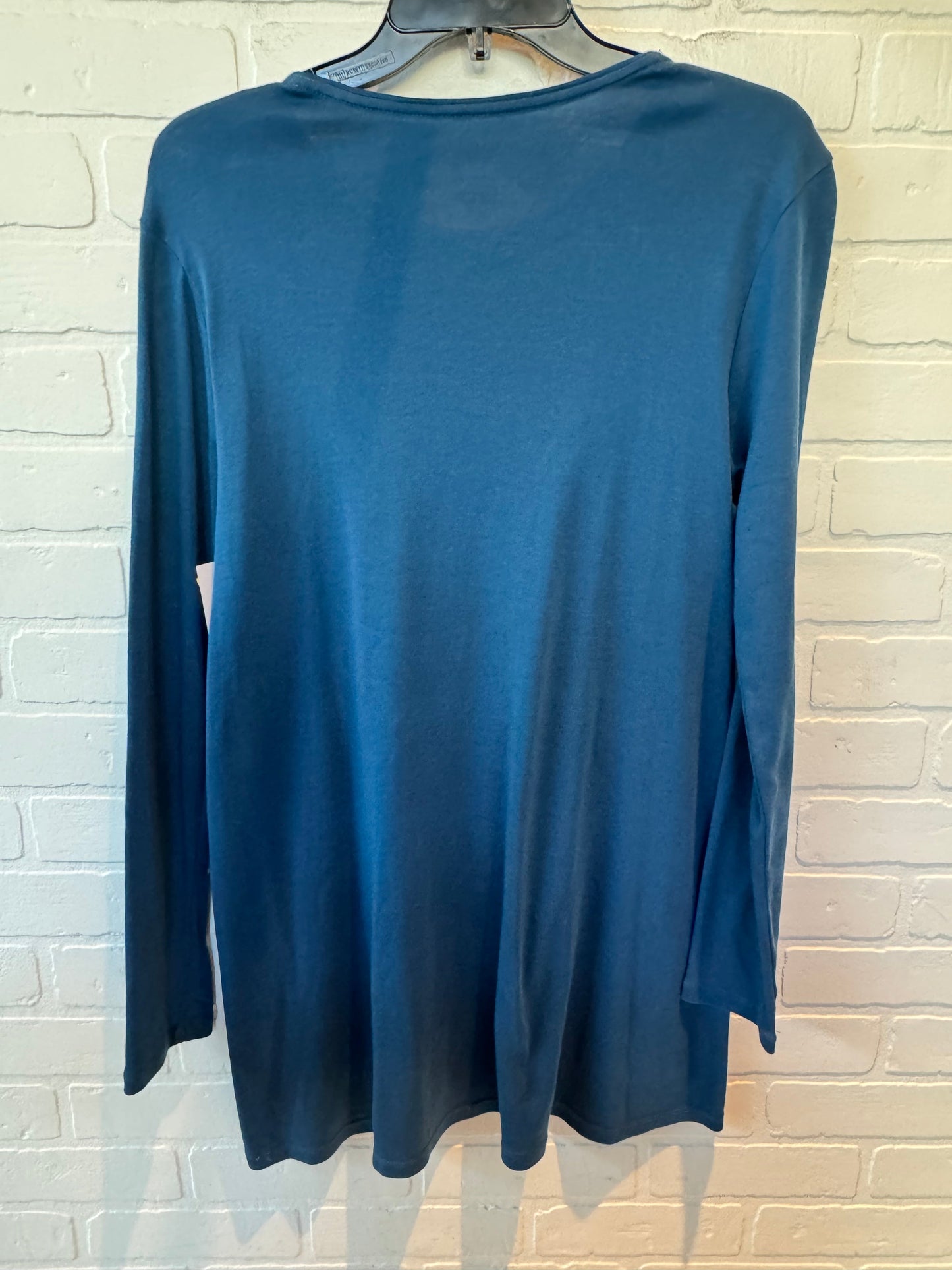 Top Long Sleeve Basic By J. Jill In Blue, Size: M