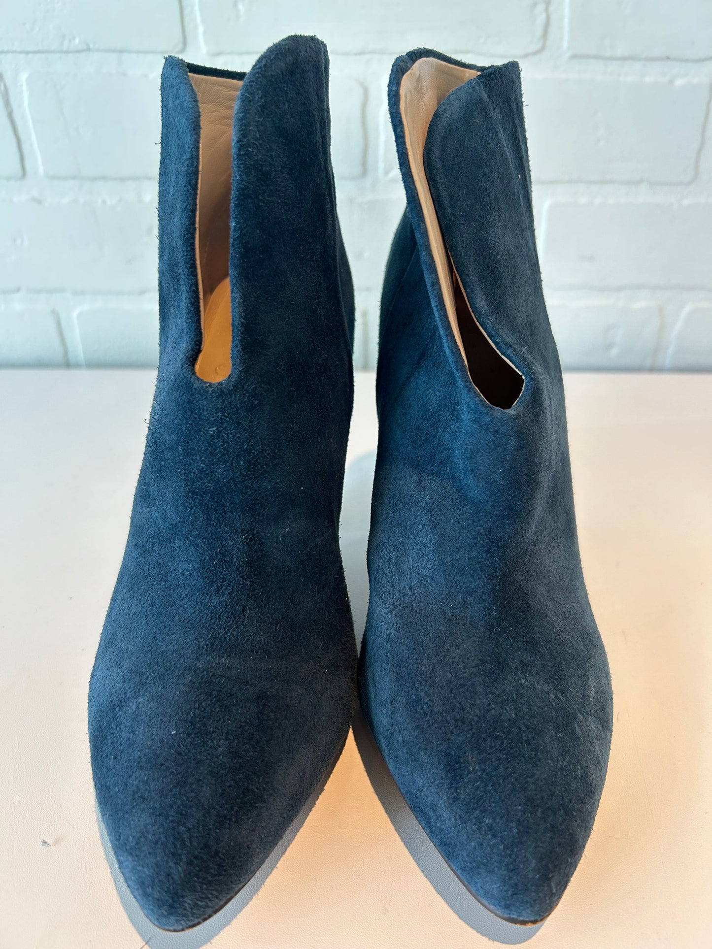 Boots Ankle Heels By Vince Camuto In Blue, Size: 7.5