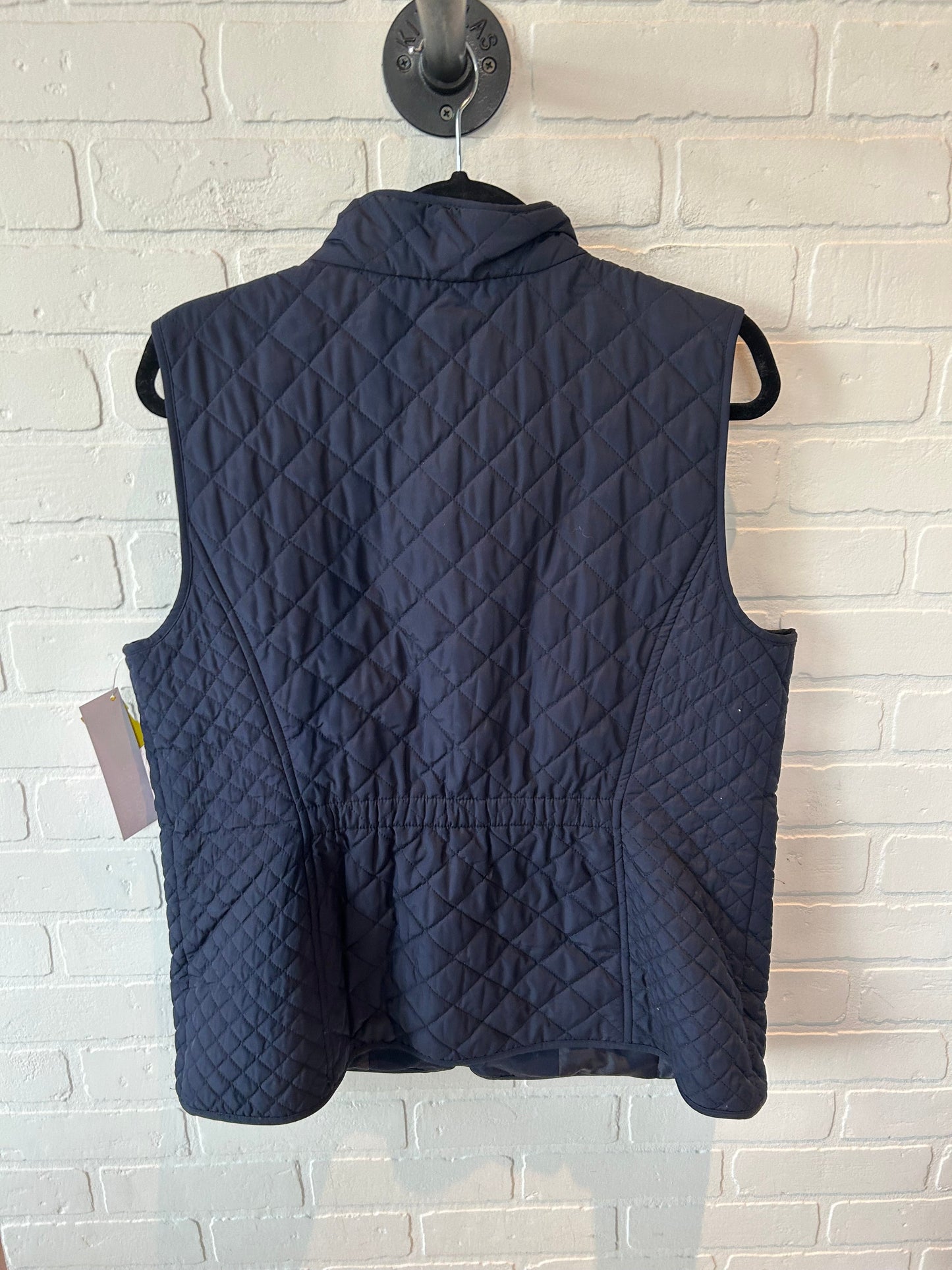 Vest Puffer & Quilted By Talbots In Navy, Size: L