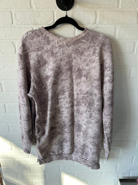 Athletic Sweatshirt Crewneck By Zella In Pink, Size: M