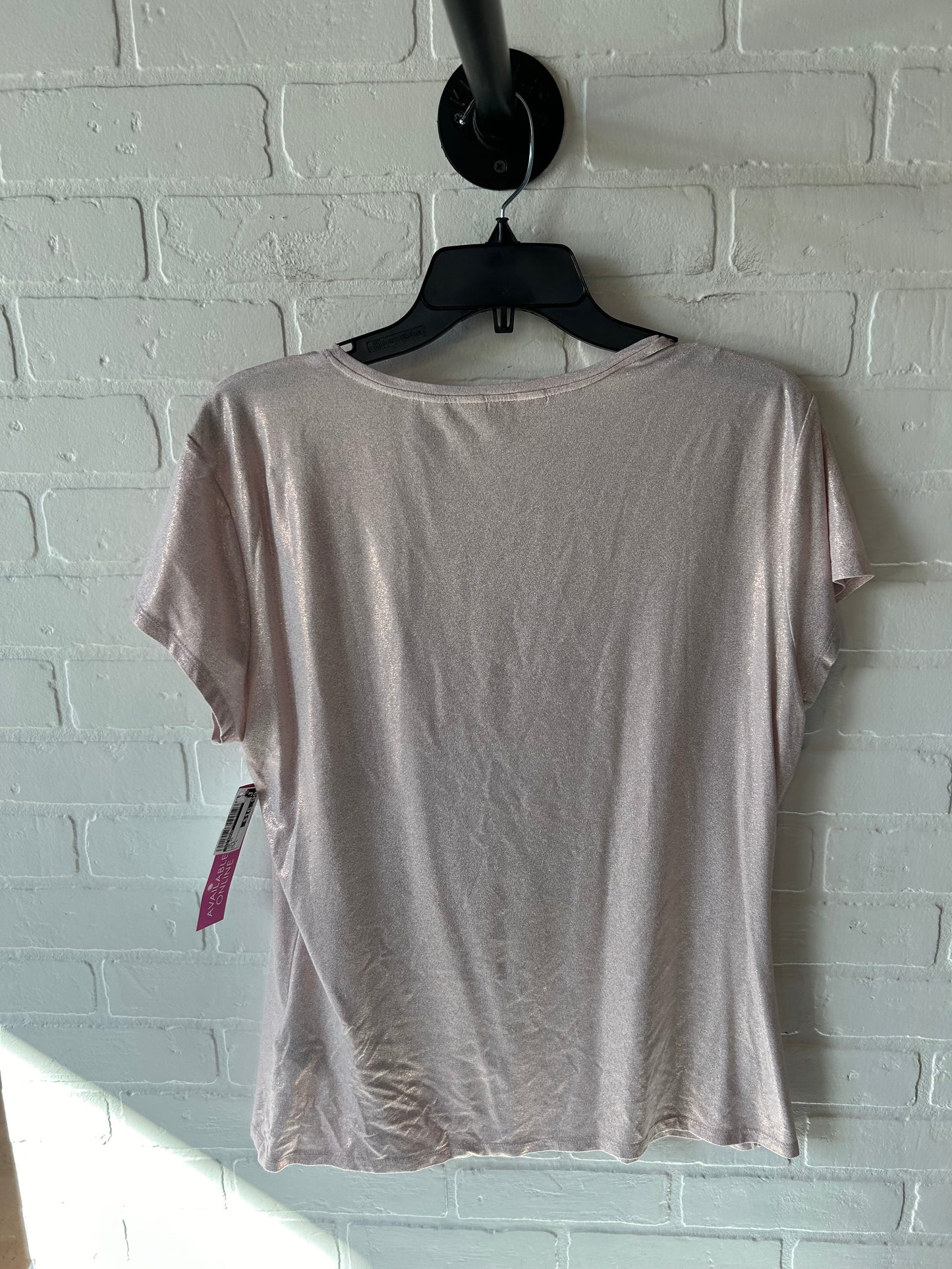 Top Short Sleeve By Ted Baker In Pink, Size: L