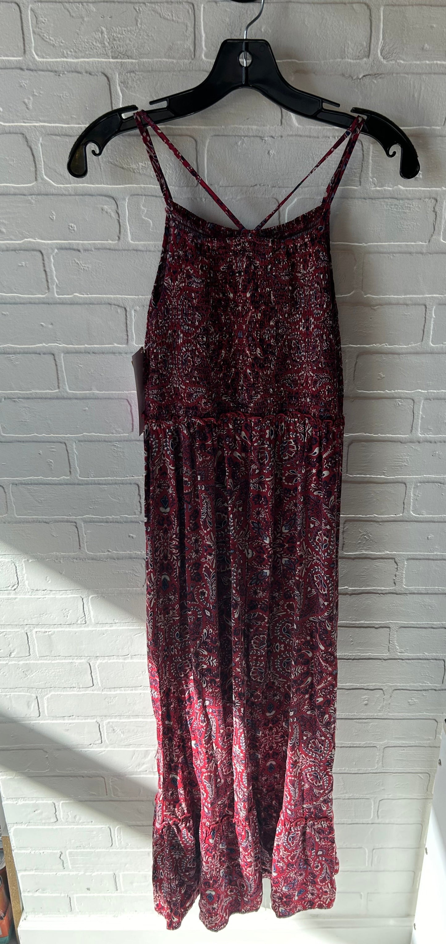 Dress Casual Maxi By Knox Rose In Blue & Red, Size: M