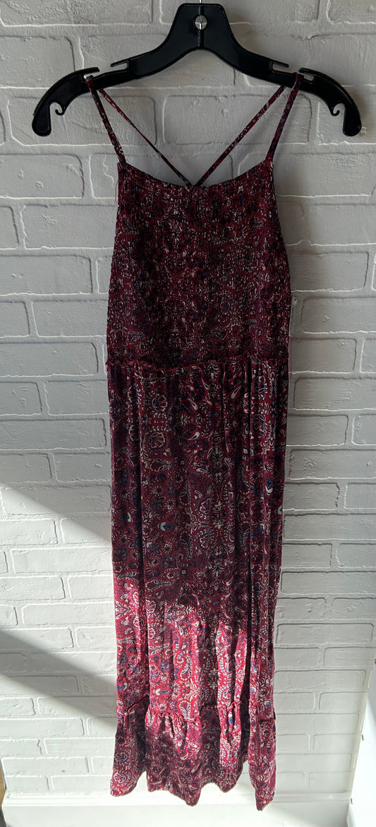 Dress Casual Maxi By Knox Rose In Blue & Red, Size: M