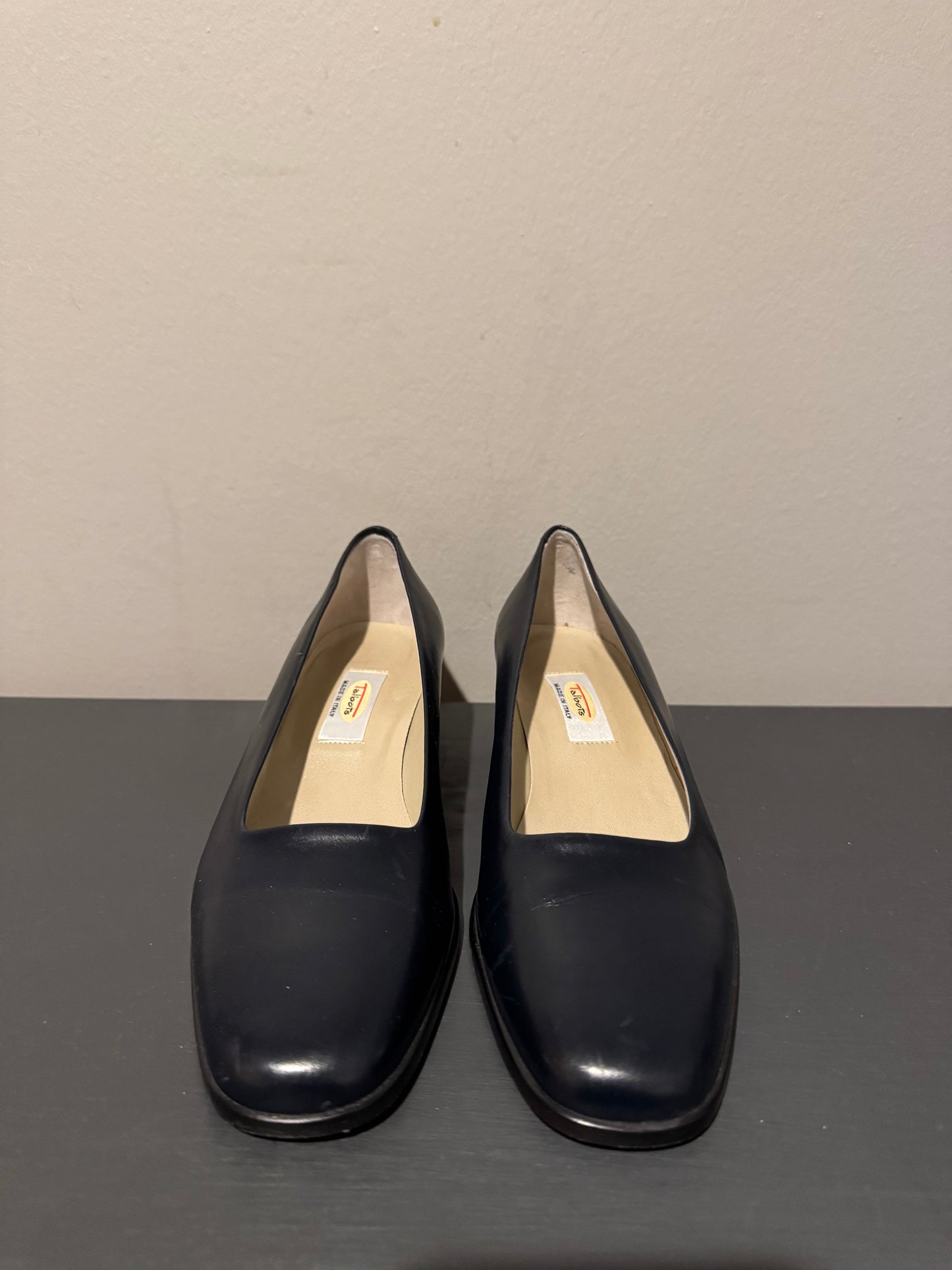 Shoes Heels Block By Talbots In Navy, Size: 7