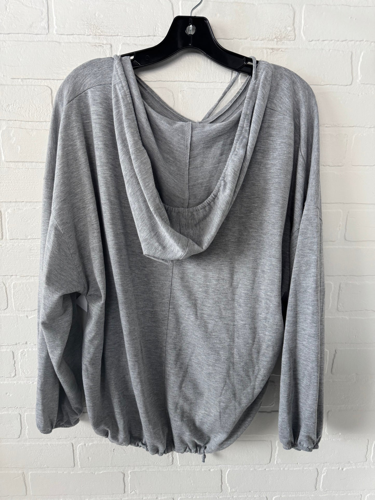 Top Long Sleeve By Aerie In Grey, Size: M