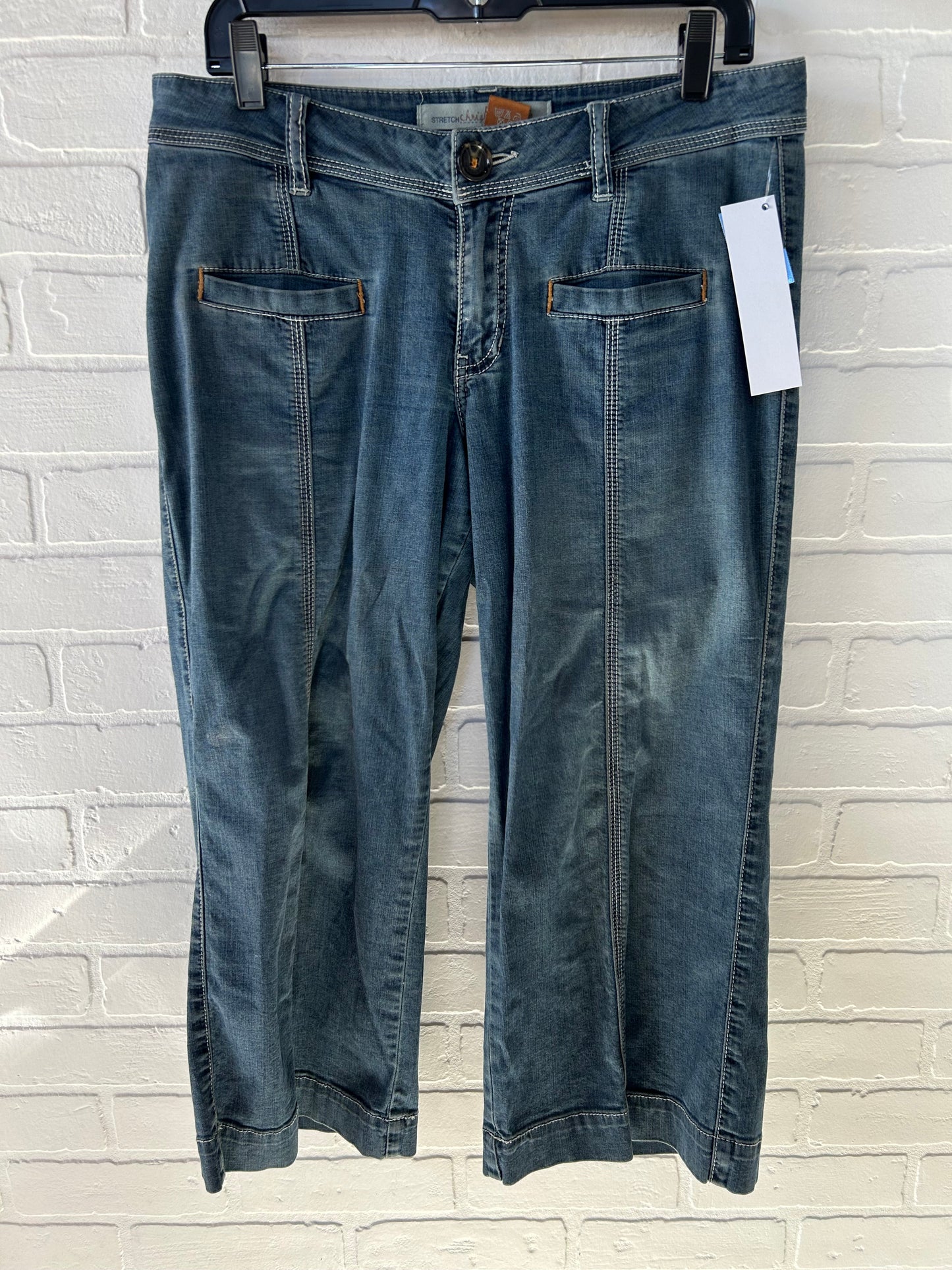 Capris By Christopher Blue In Blue Denim, Size: 12