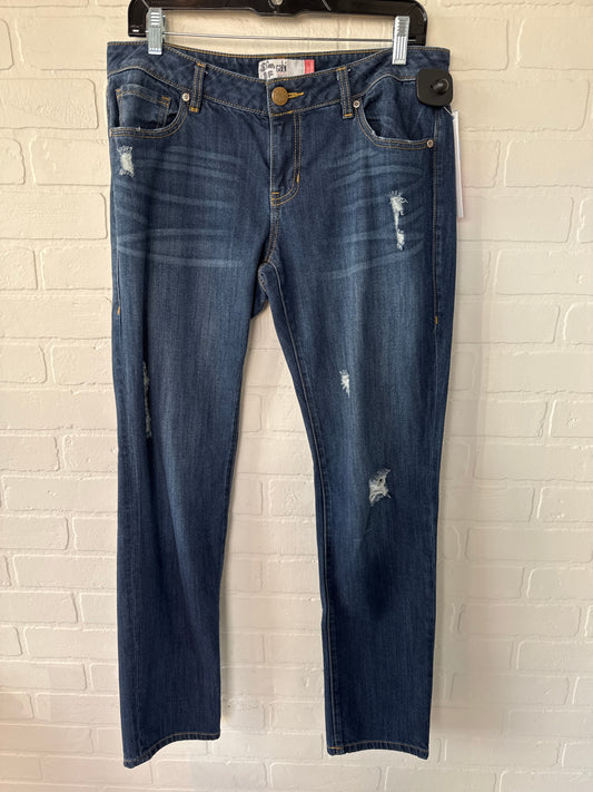 Jeans Boyfriend By Cabi In Blue Denim, Size: 8