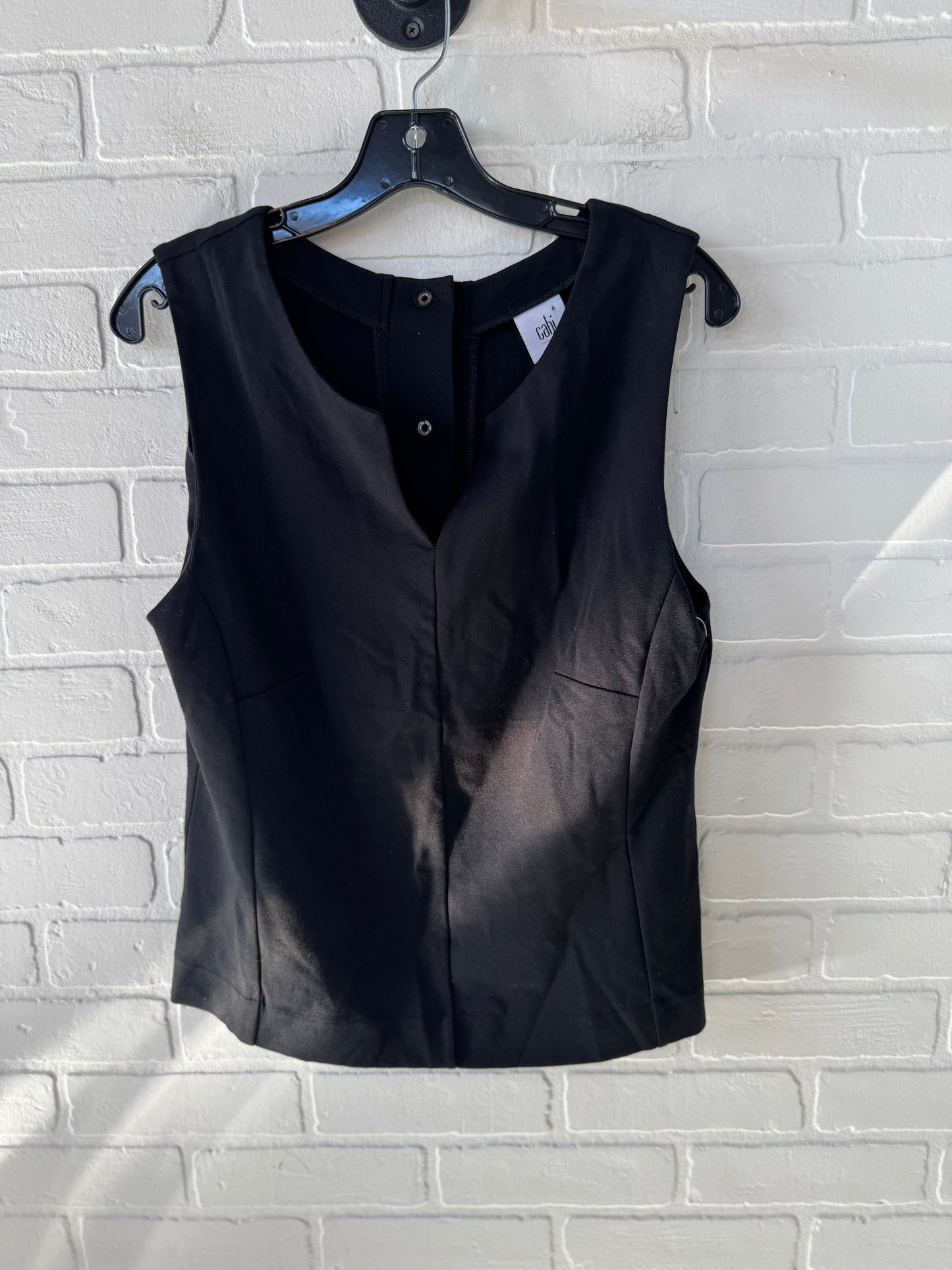 Top Short Sleeve By Cabi In Black, Size: M