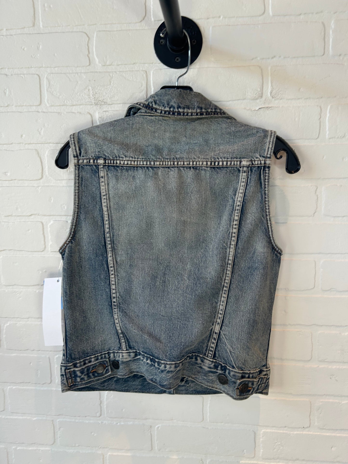 Vest Other By J. Crew In Blue Denim, Size: Xs