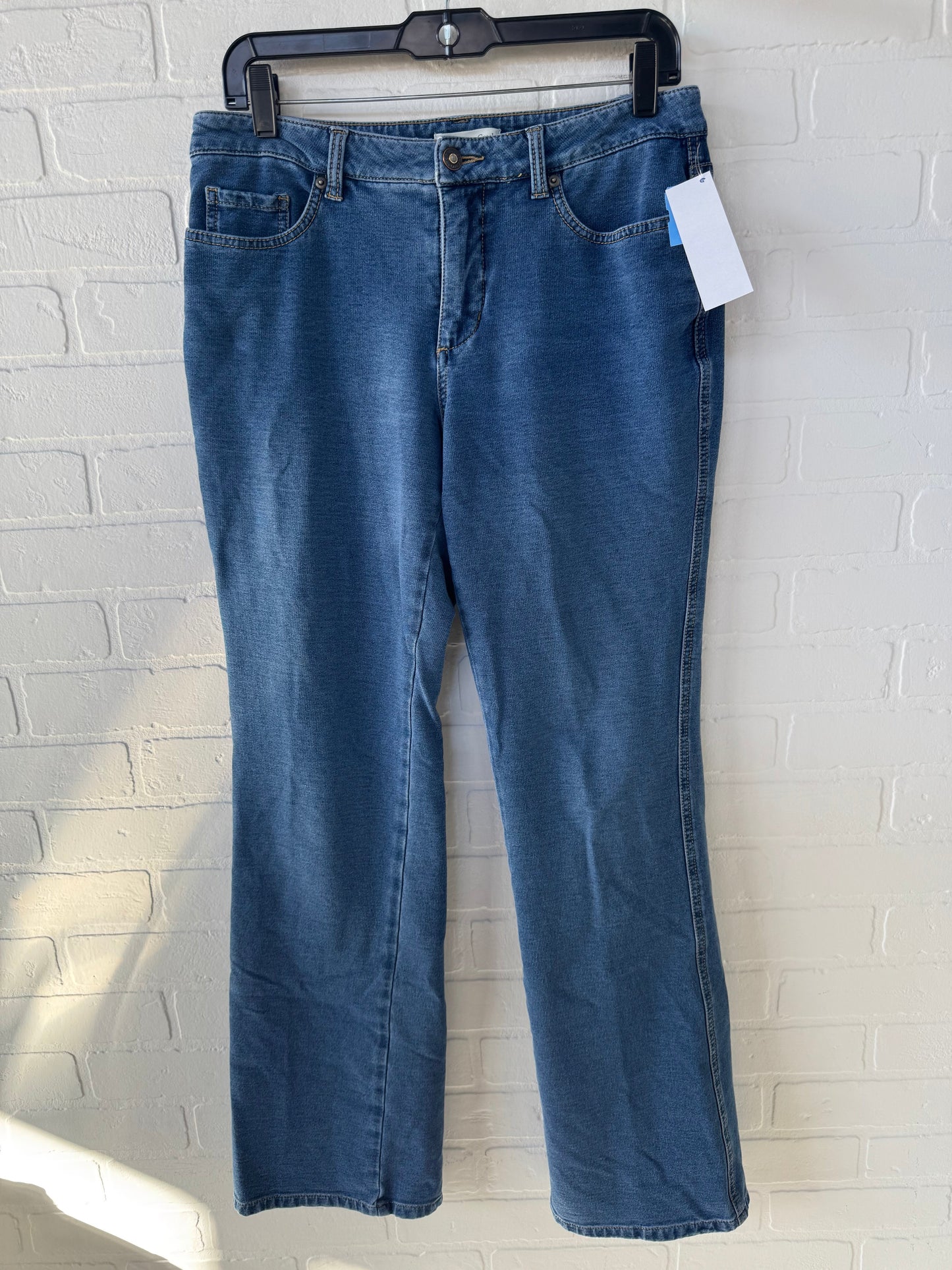 Jeans Straight By Coldwater Creek In Blue Denim, Size: 8