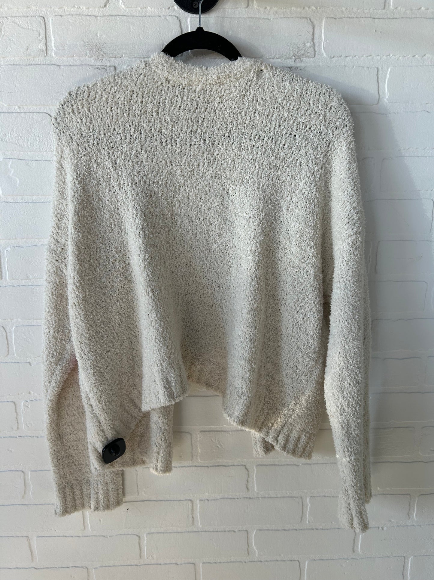 Sweater Cardigan By Double Zero In Cream, Size: S