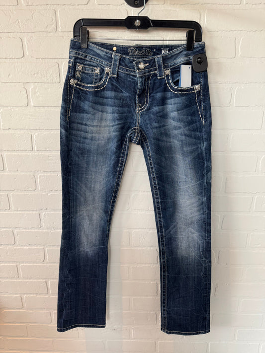 Jeans Straight By Miss Me In Blue Denim, Size: 6