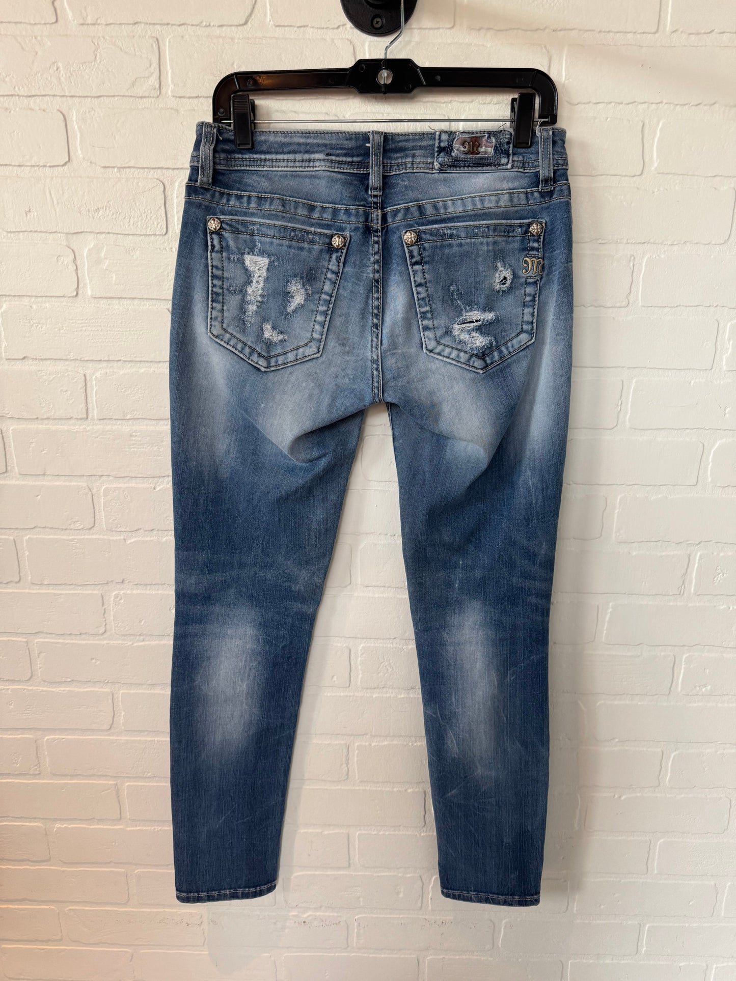 Jeans Skinny By Miss Me In Blue Denim, Size: 6