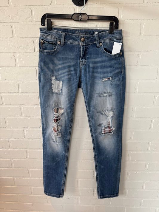 Jeans Skinny By Miss Me In Blue Denim, Size: 6