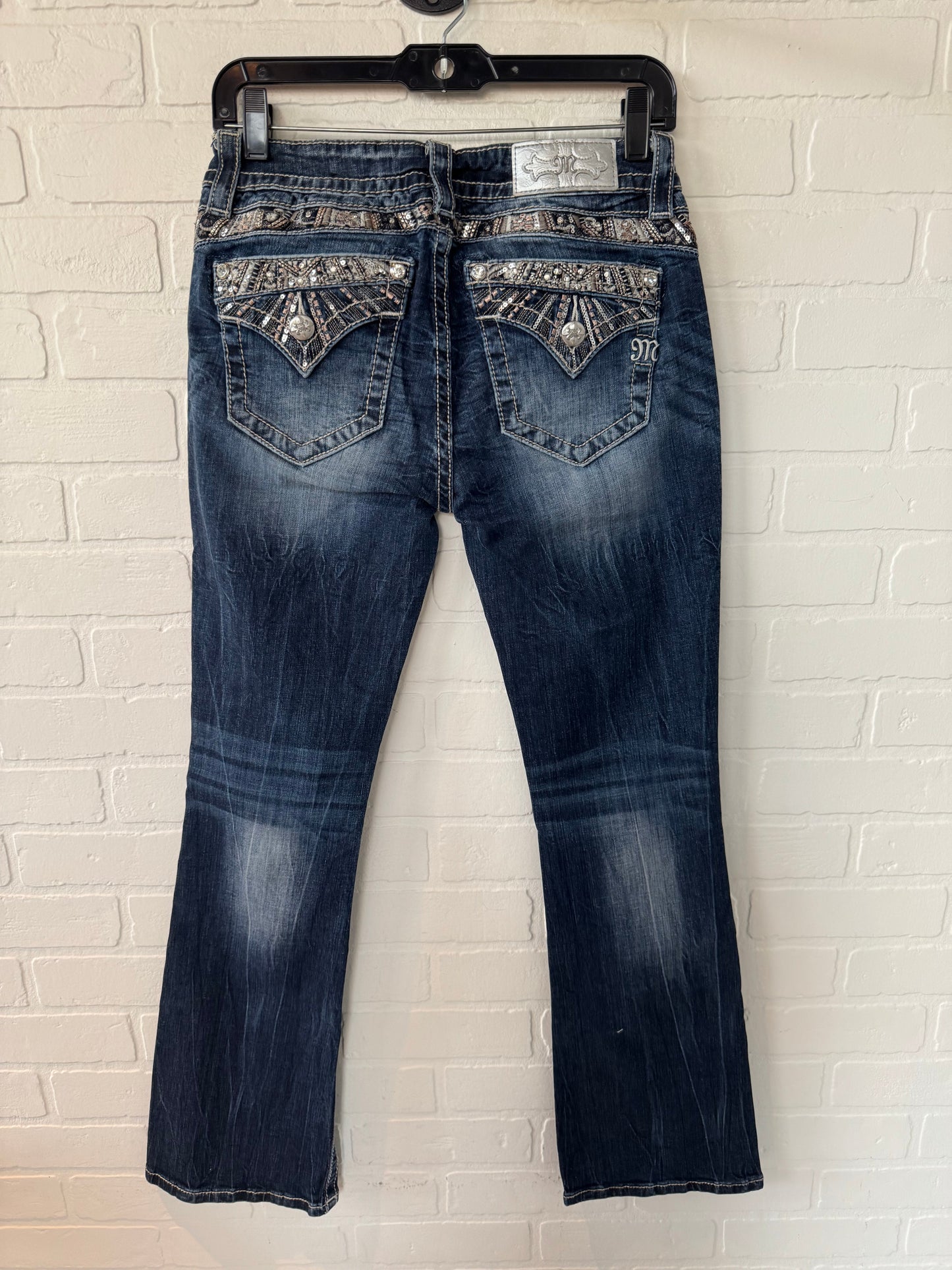 Jeans Boot Cut By Miss Me In Blue Denim, Size: 6