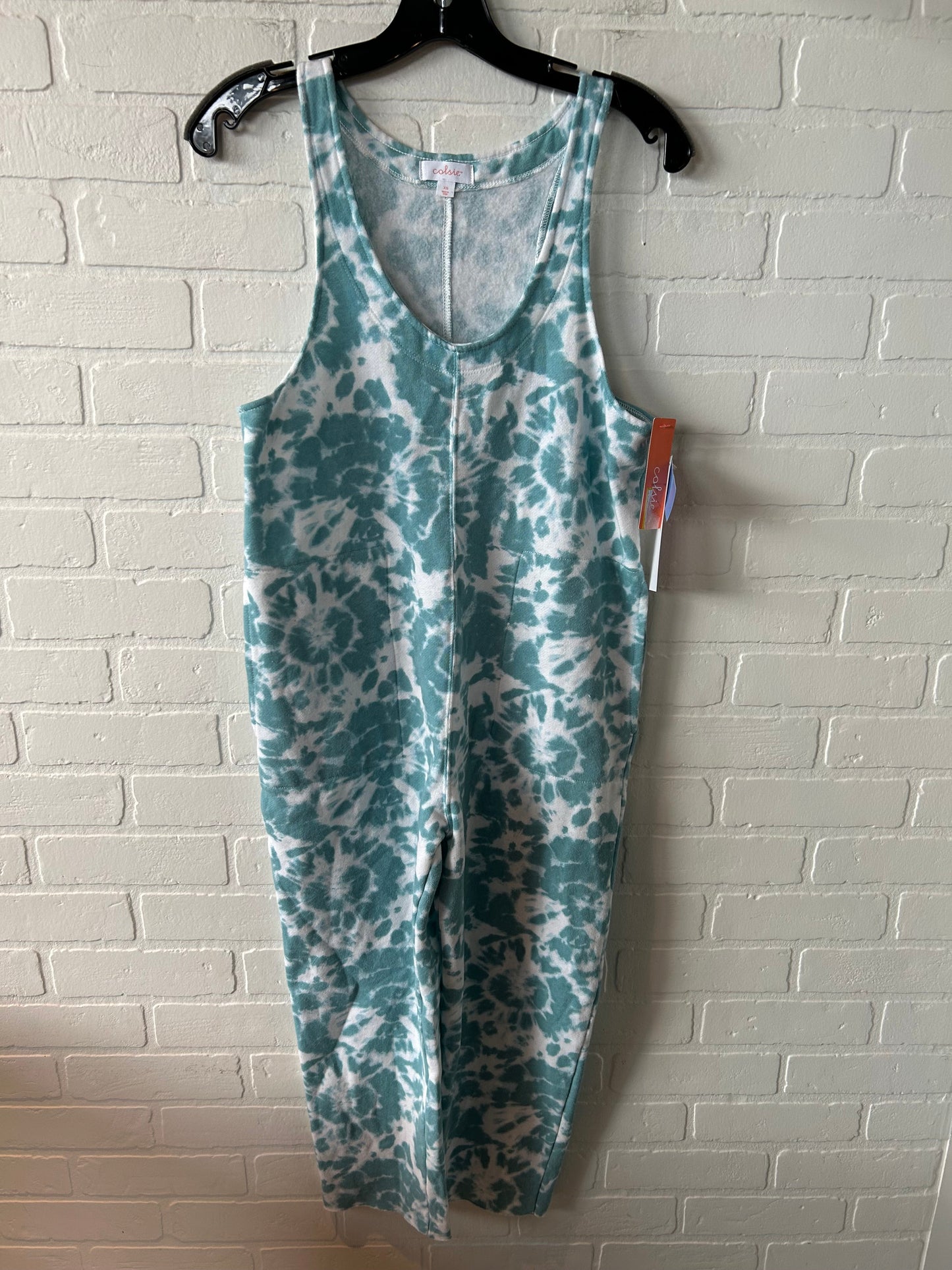 Jumpsuit By Colsie In Blue & White, Size: Xs