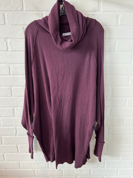 Top Long Sleeve By We The Free In Purple, Size: Xs