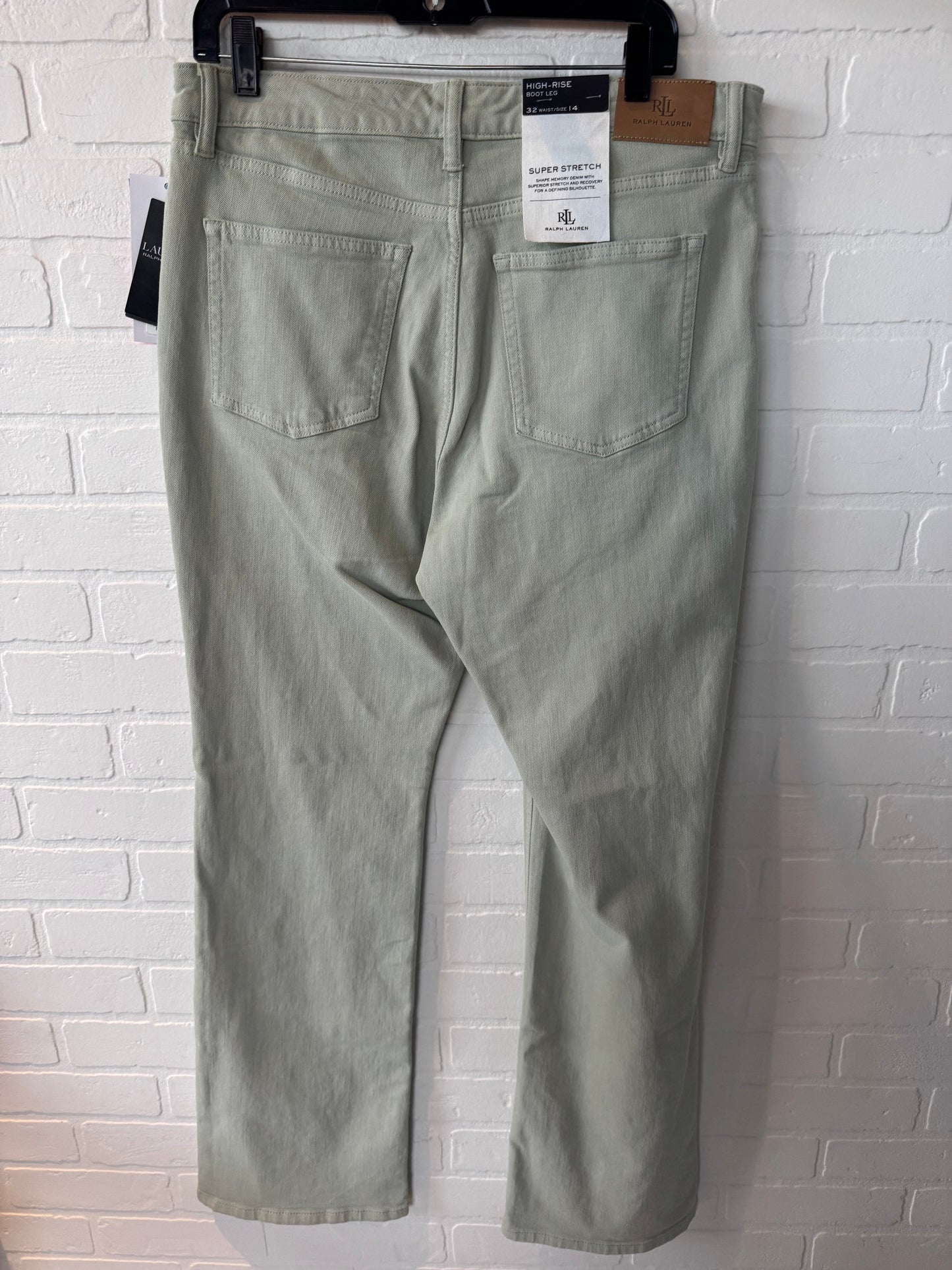 Jeans Boot Cut By Lauren By Ralph Lauren In Green, Size: 14