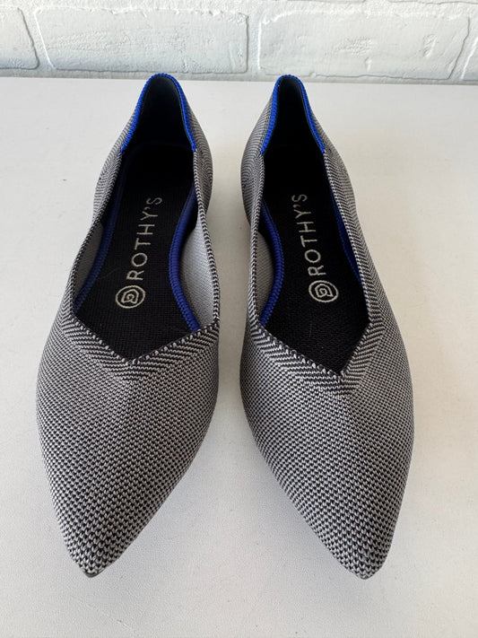 Shoes Flats By Rothys In Grey, Size: 7.5