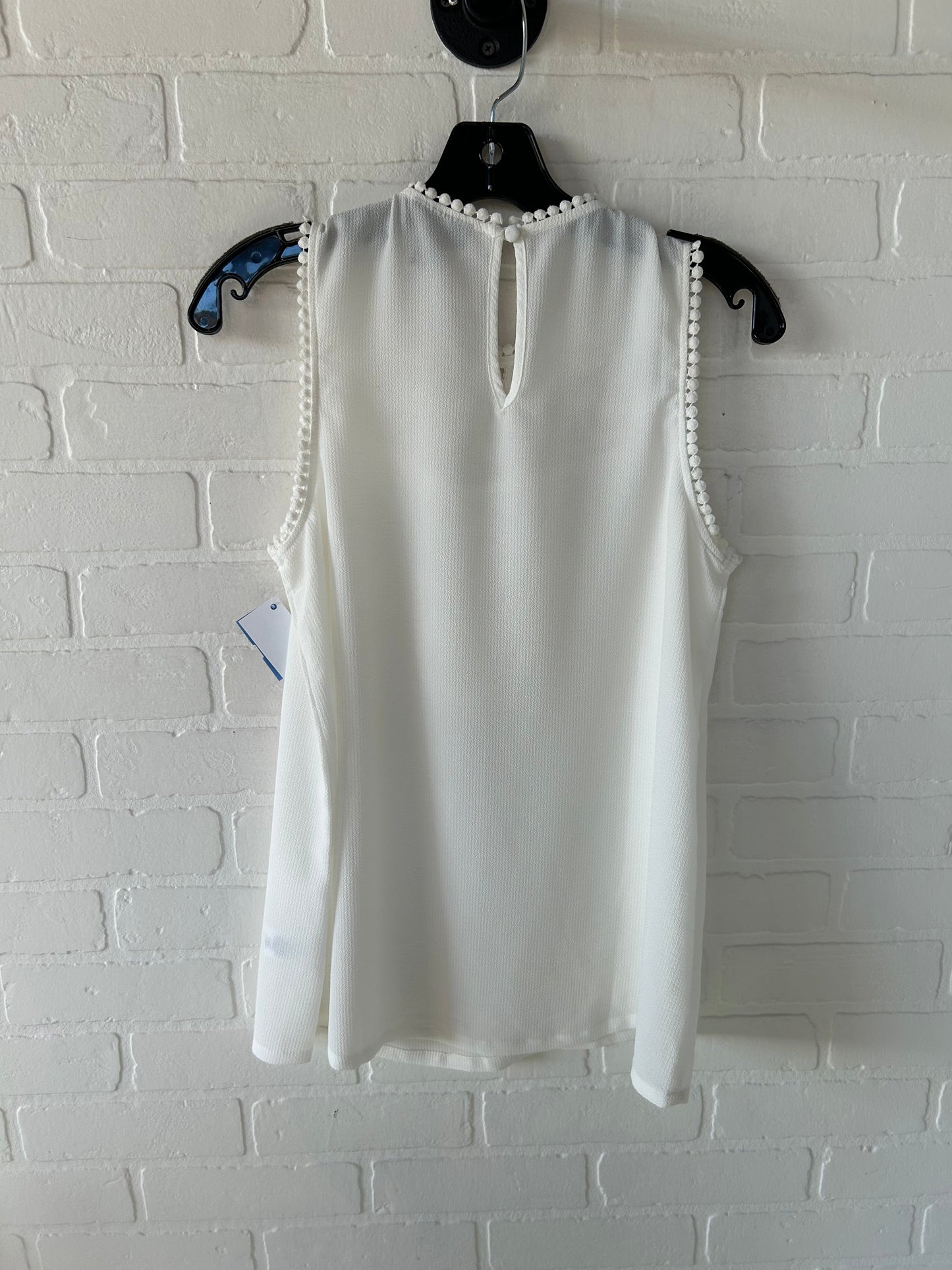 Top Sleeveless By Halogen In White, Size: Xs