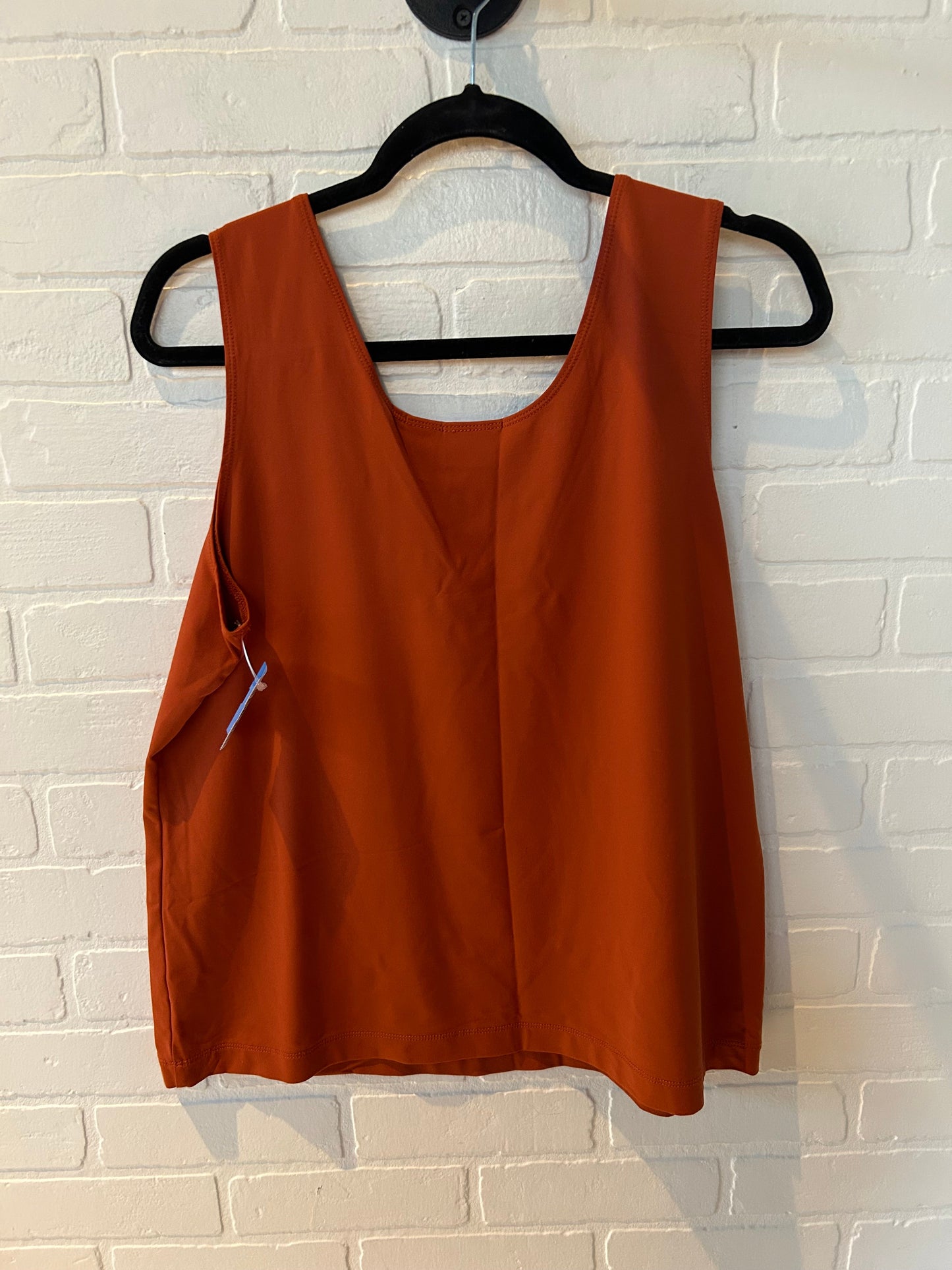 Top Sleeveless By Chicos In Orange, Size: Xl