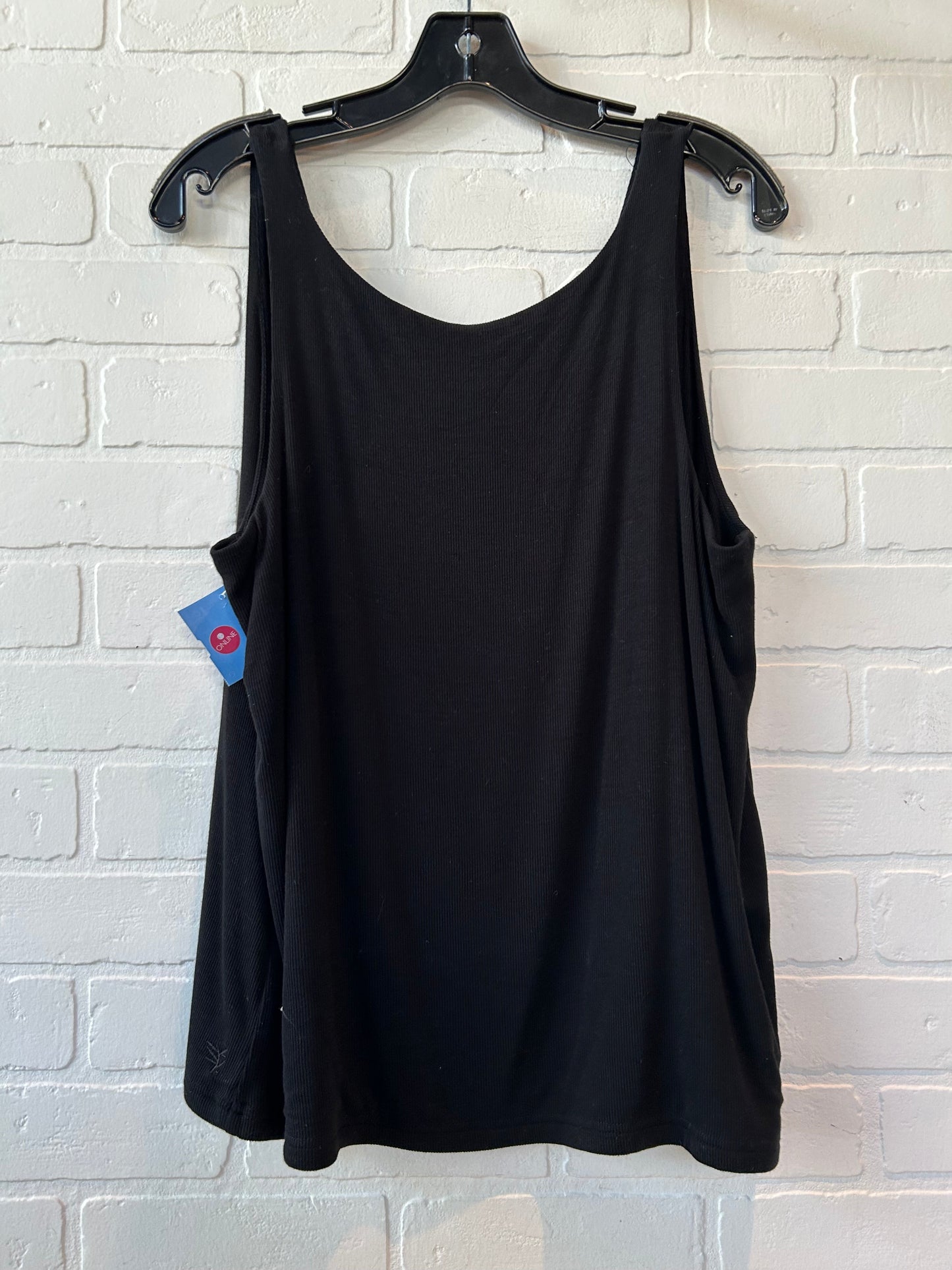 Top Sleeveless By COZY EARTH In Black, Size: Xl