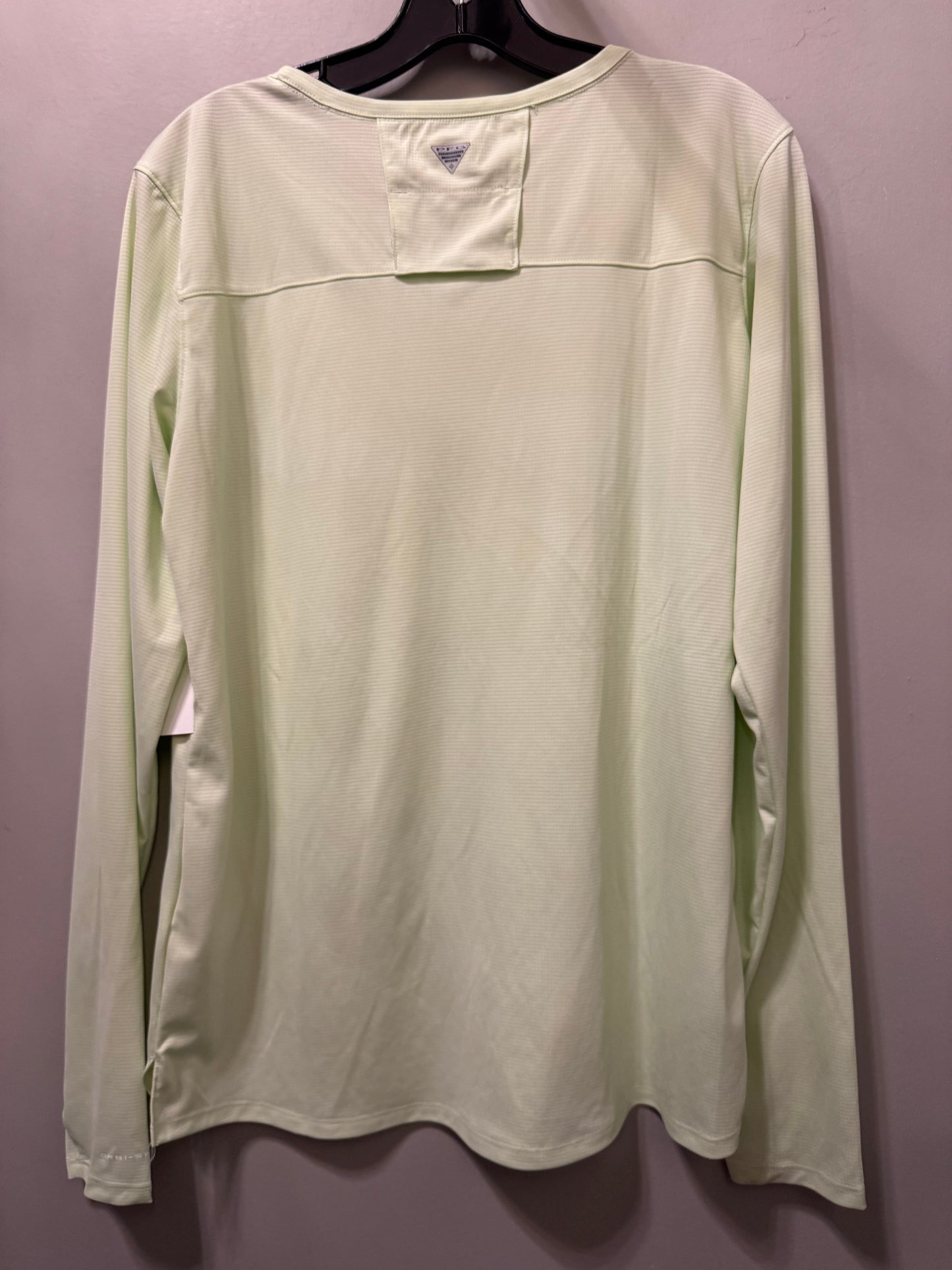 Athletic Top Long Sleeve Crewneck By Columbia In Green, Size: L