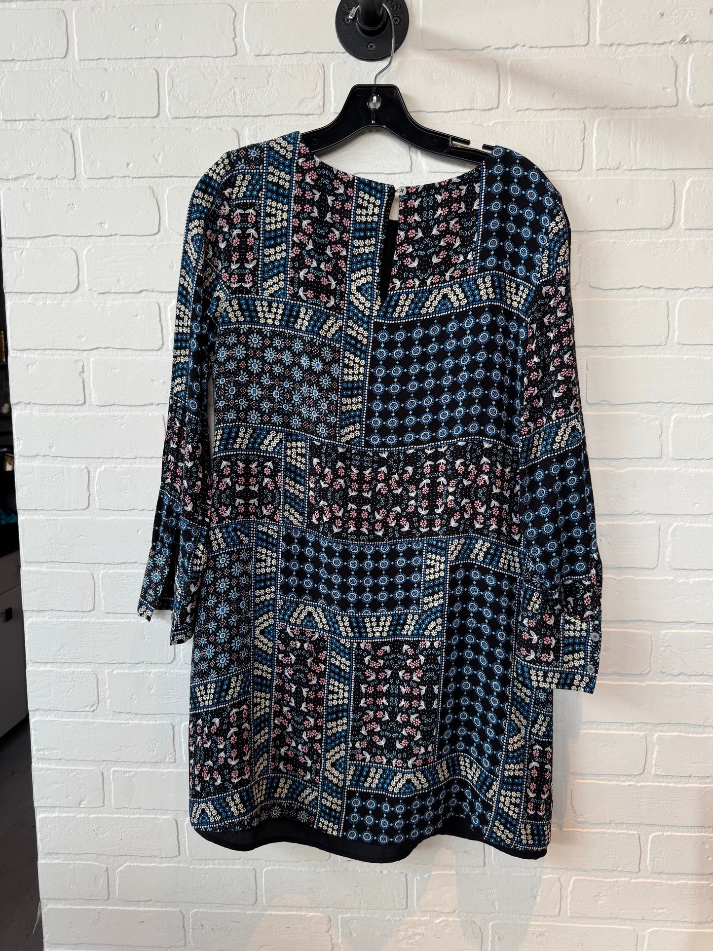 Dress Work By Loft In Black & Blue, Size: S