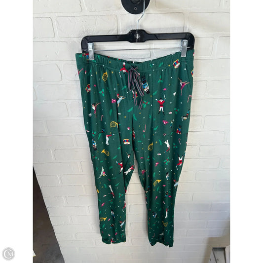 Pajama Pants By Joyspun In Green & White, Size: 2x