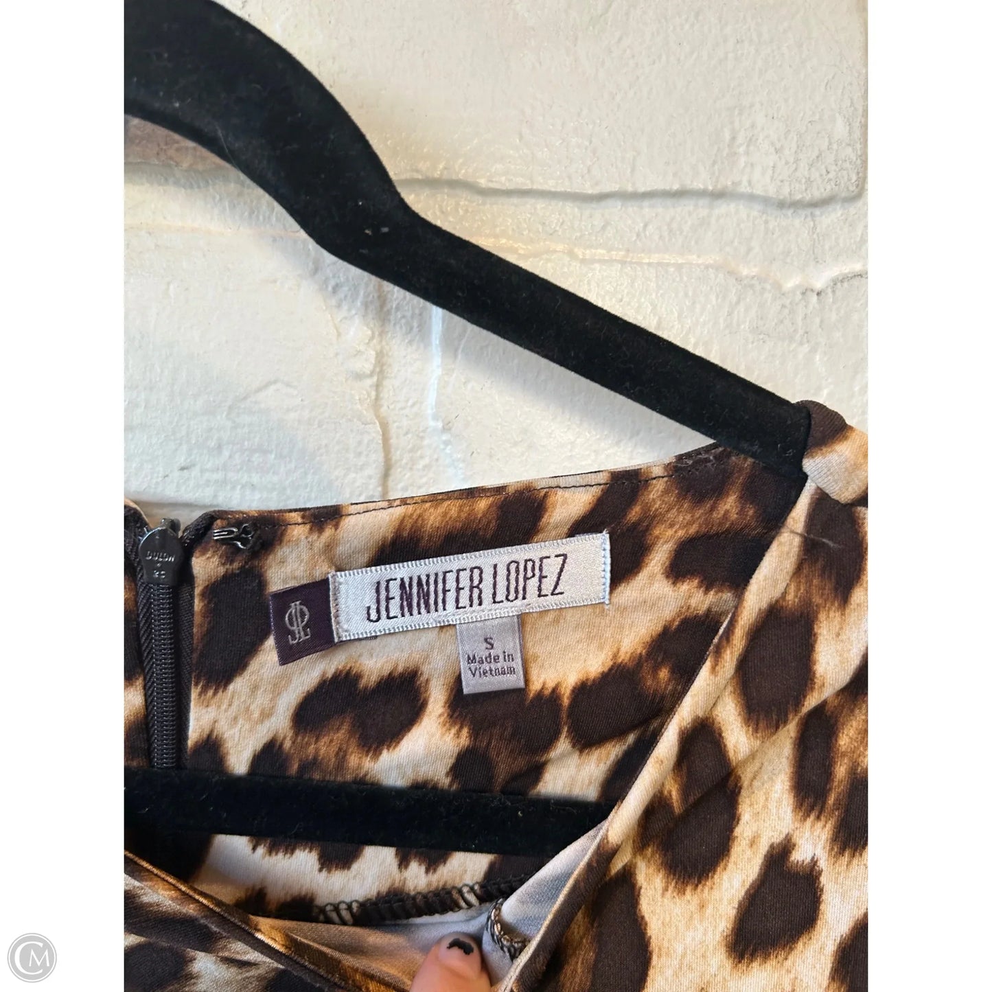 Dress Work By Jennifer Lopez In Animal Print, Size: S