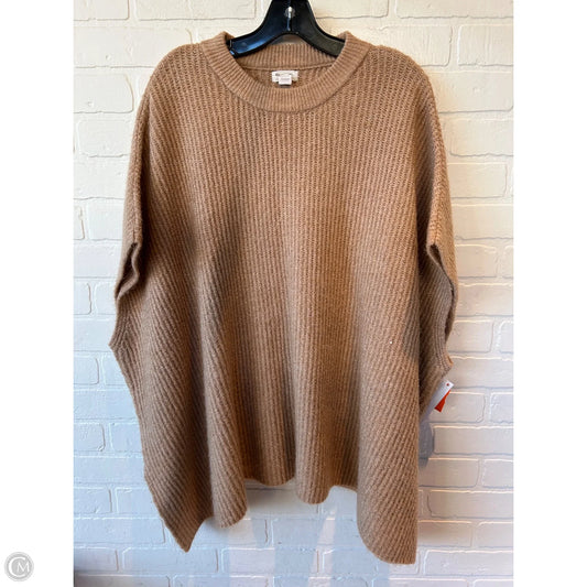 Poncho By World Market In Tan, Size: Osfm