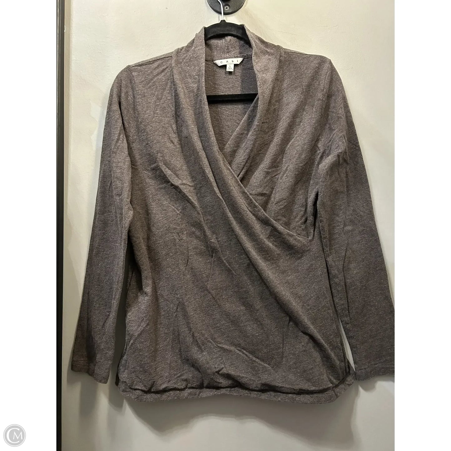 Top 3/4 Sleeve By Cabi In Brown, Size: L