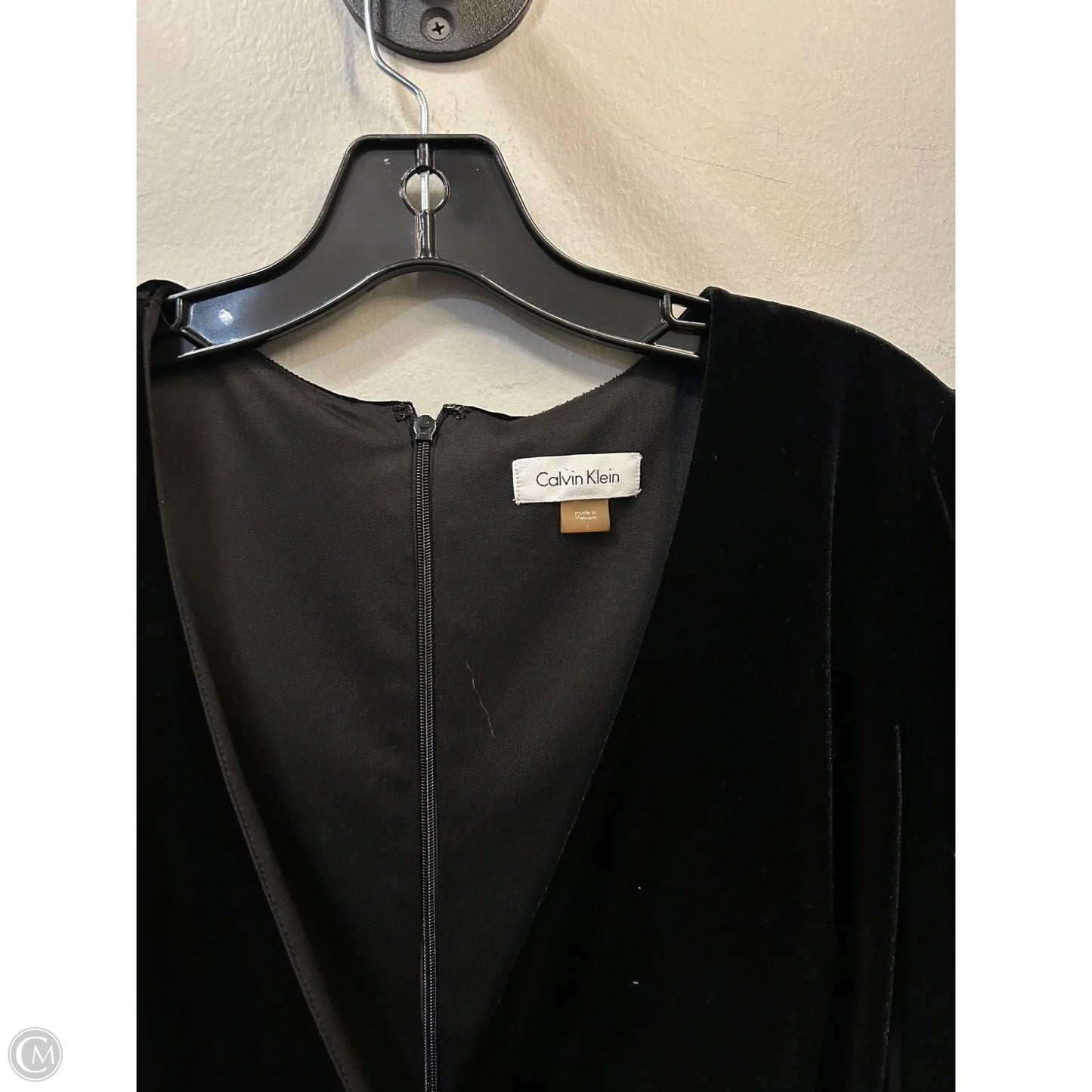 Dress Party Midi By Calvin Klein In Black, Size: S