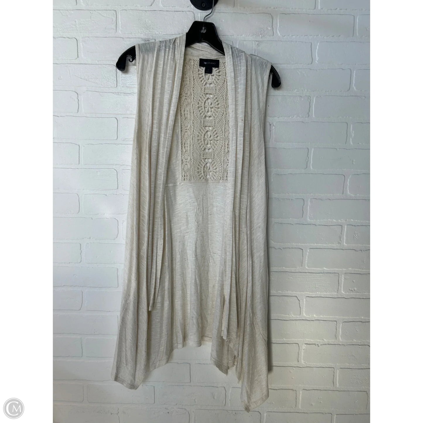 Vest Other By Ab Studio In Tan, Size: M