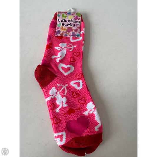 Socks By Clothes Mentor In Red & White, Size: 0