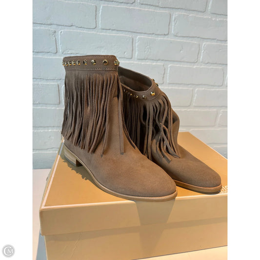 Boots Ankle Flats By Michael By Michael Kors In Tan, Size: 7