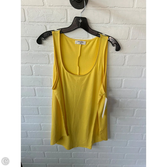 Top Sleeveless Basic By Zenana Outfitters In Yellow, Size: 1x