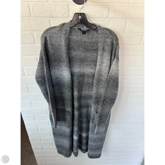 Sweater Cardigan By Simply Vera In Grey, Size: S