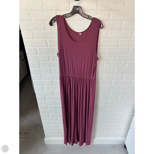 Dress Casual Maxi By Cme In Pink, Size: Xl