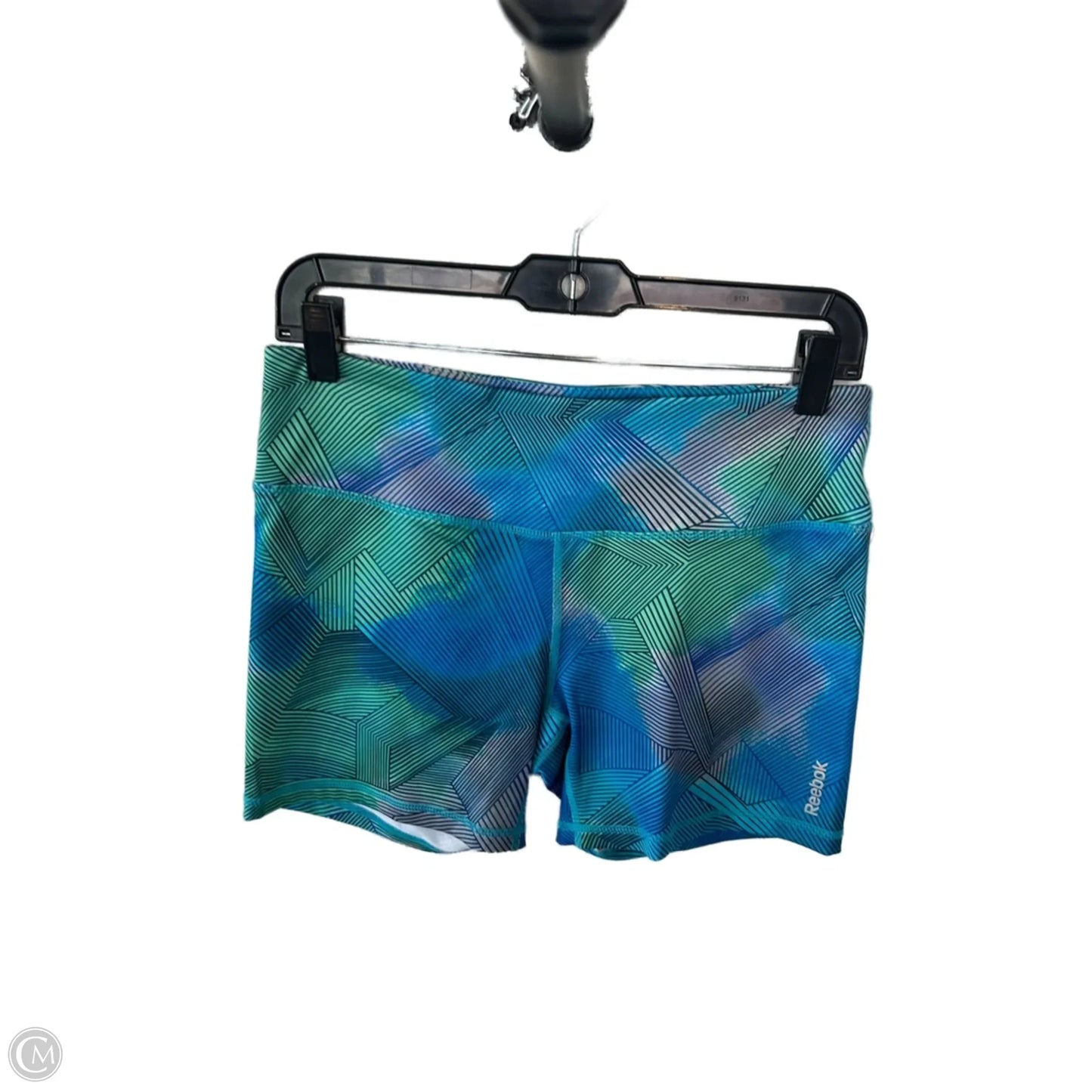 Athletic Shorts By Reebok In Blue & Green, Size: 8