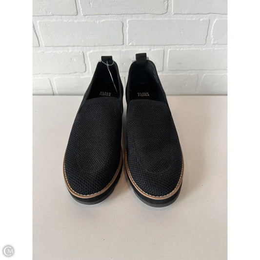 Shoes Heels Wedge By Eileen Fisher In Black, Size: 10
