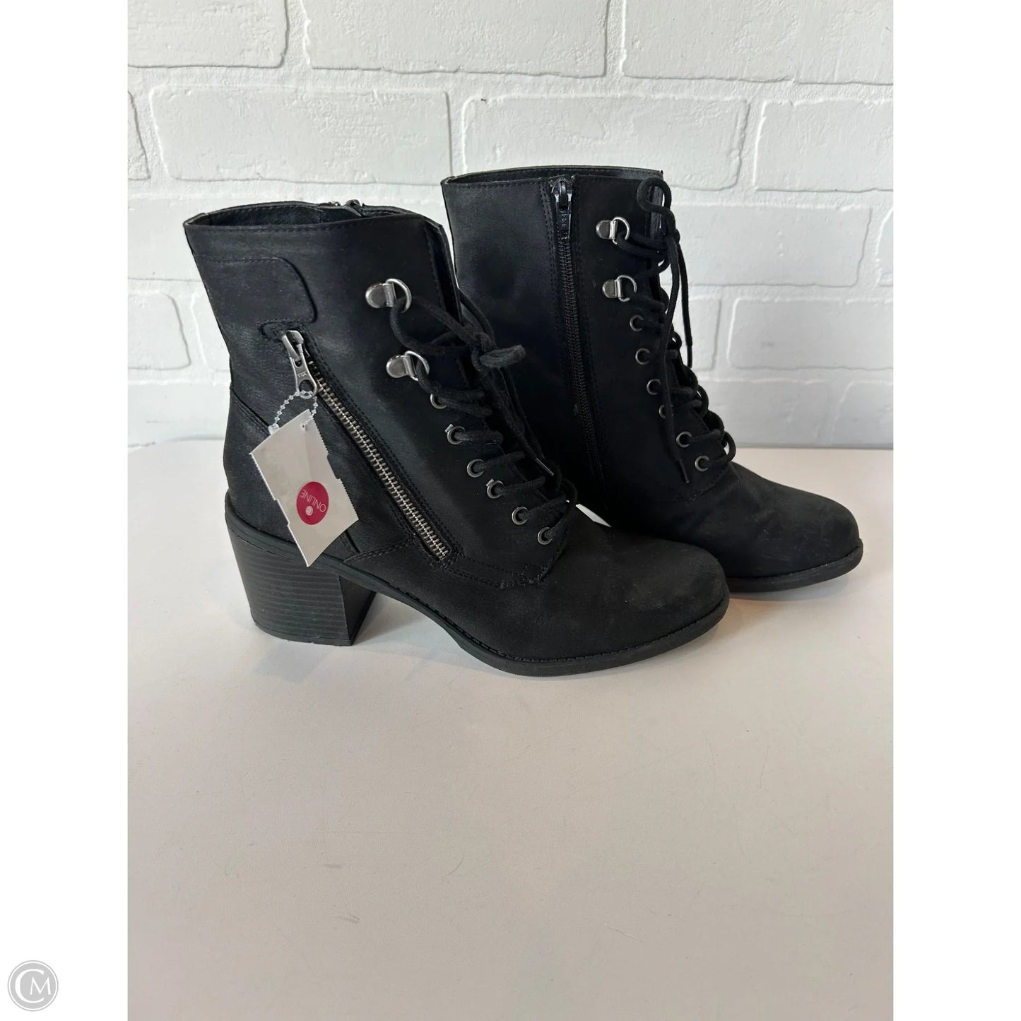 Boots Ankle Heels By White Mountain In Black, Size: 9