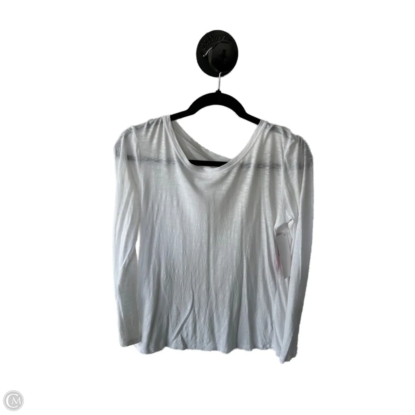 Top Long Sleeve Basic By Caslon In White, Size: M
