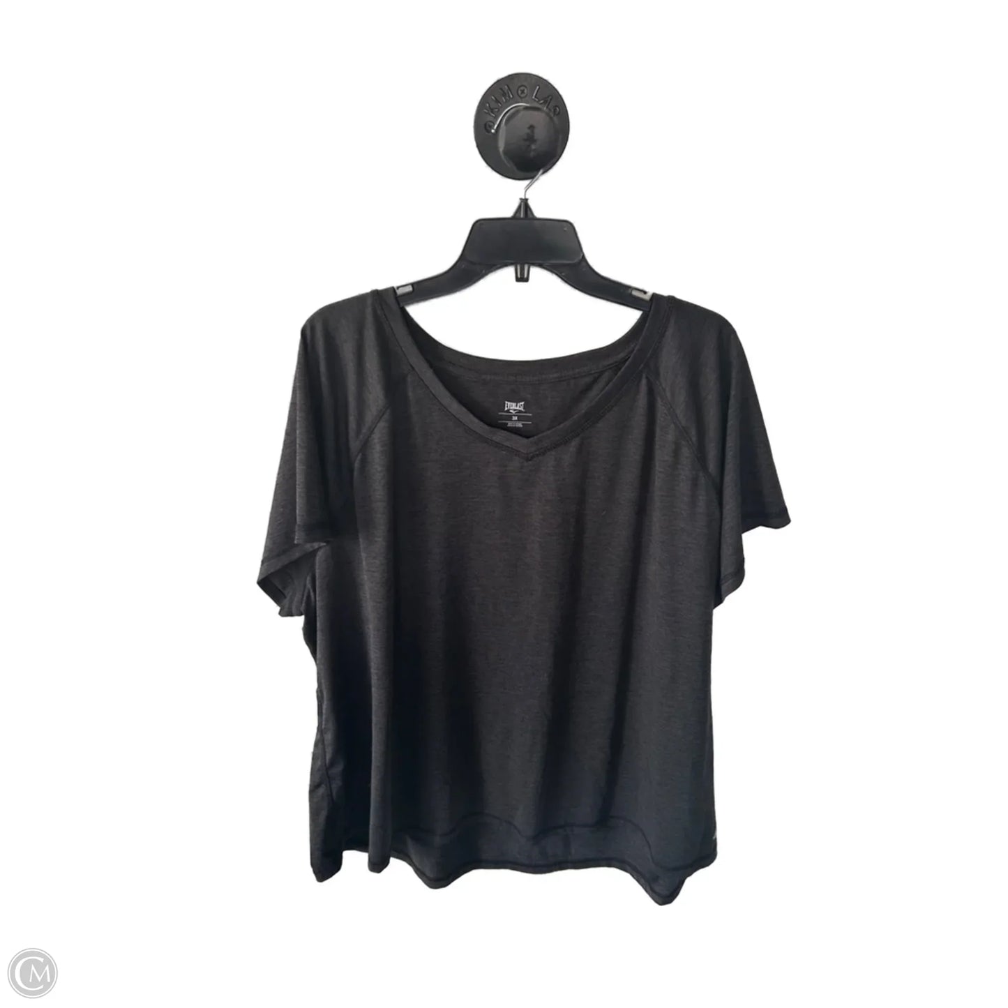 Athletic Top Short Sleeve By Duluth Trading In Grey, Size: 3x