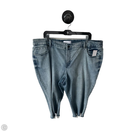 Capris By Lane Bryant In Blue Denim, Size: 22