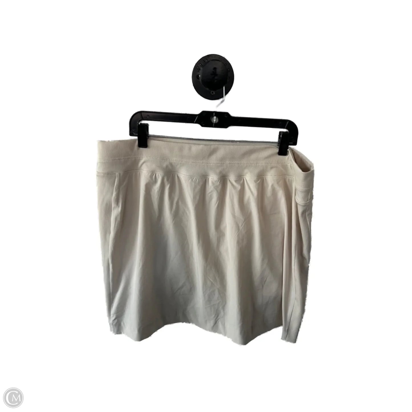 Athletic Skort By Members Mark In Cream, Size: 18