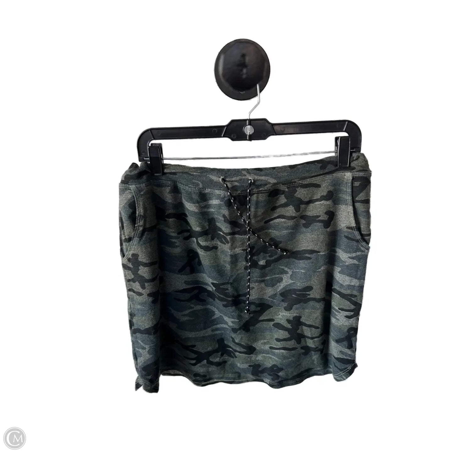 Skirt Mini & Short By Sundry In Camouflage Print, Size: 12