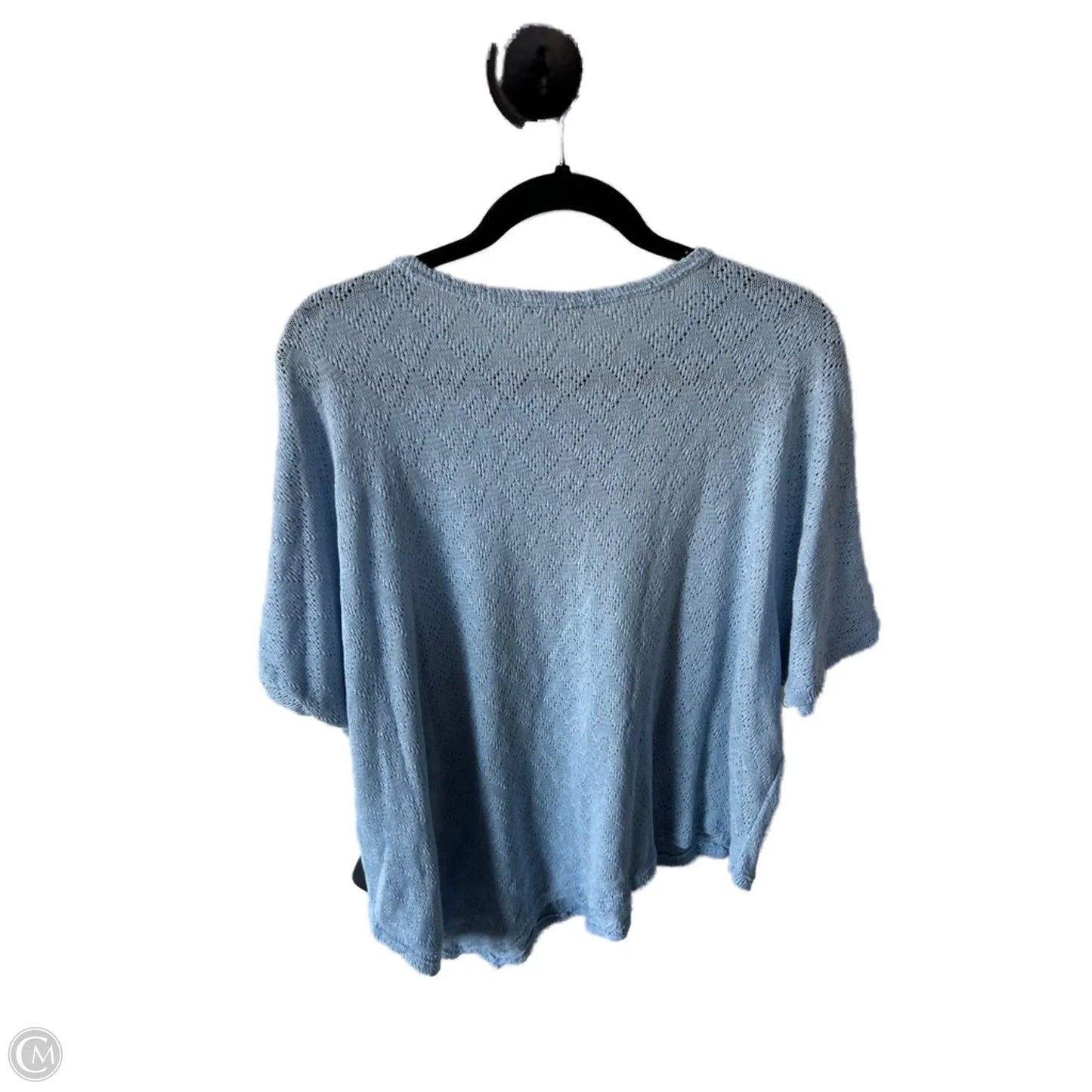 Sweater Short Sleeve By Heimish Usa In Blue, Size: 1x